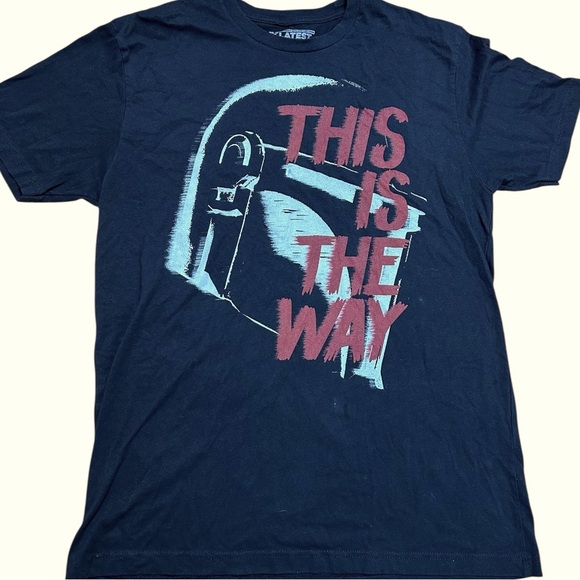 Star Wars x Latest Obsession - The Mandalorian Large “This is the way” T Shirt - Picture 1 of 6